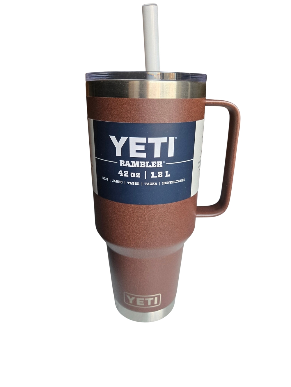 YETI Rambler 42 oz Travel Mug - Brown